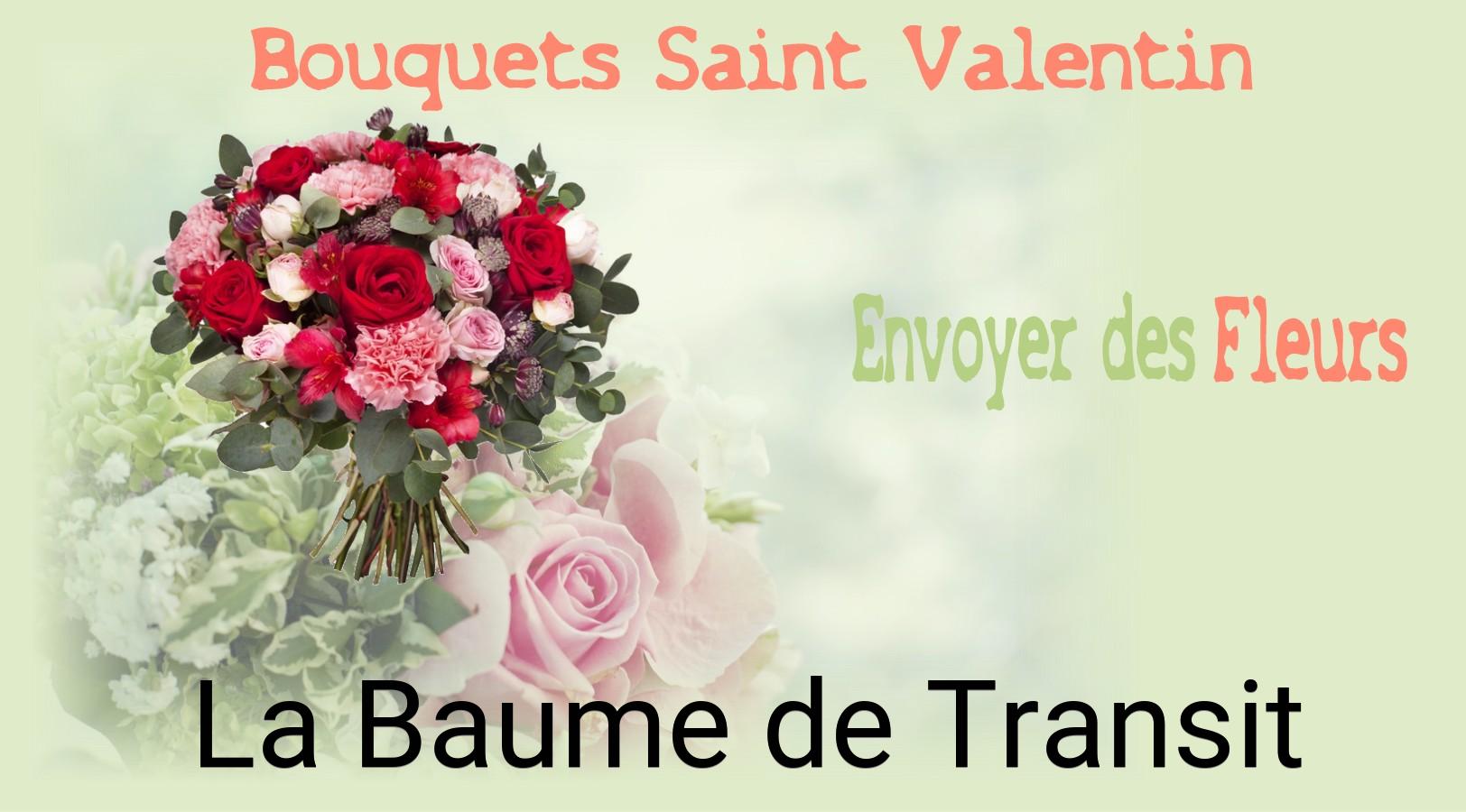 Roses de Saint-Valentin livrées à La Baume-de-Transit